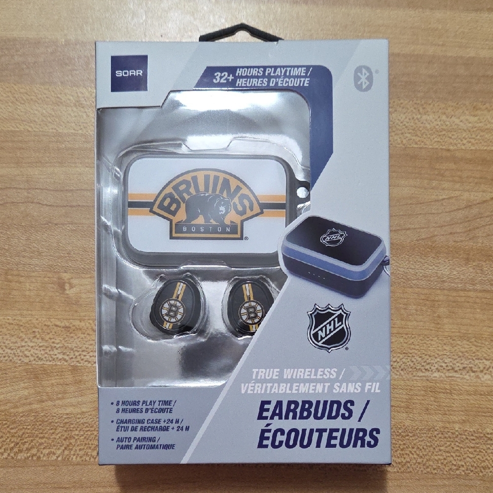 NHL Bruins  Wireless Earbuds